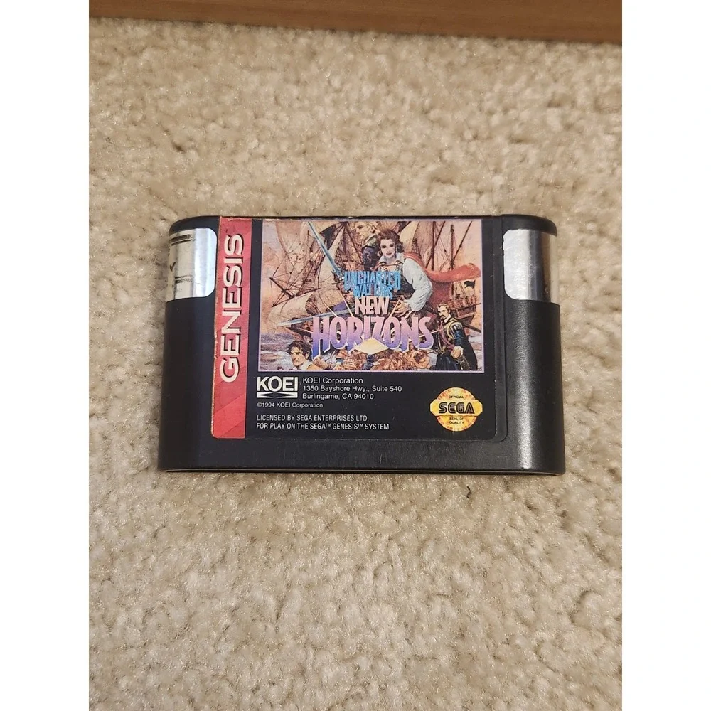 Uncharted Waters New Horizon Sega Loose Cart Only